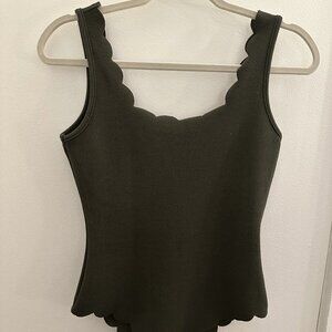 Green BodyCon Tank Top